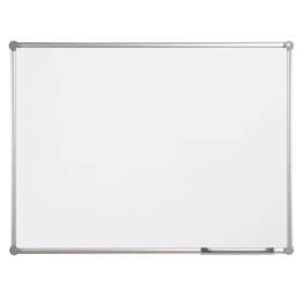 Maul pro Whiteboard 2000, 90x120 cm Komplett-Set magnetisch mit Alurahmen und Kunststoffbeschichtung