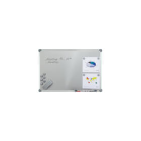 Maul pro Whiteboard 2000, 90x180 cm Komplett-Set silber magnetisch mit Alurahmen und Kunststoffbeschichtung