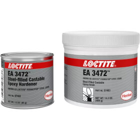 Loctite EA 3472 Stahlklebstoff fließfähiger Epoxidklebstoff stahlgefüllt und selbstnivellierend 2K