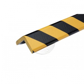 Knuffi Wallprotection Kit Typ H+ gelb/schwarz, zum Verschrauben, Länge: 0,5 m