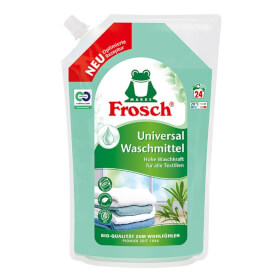 Frosch Flüssig Universal Waschmittel 5er Set mit Langzeit - Farbschutz geeignet für alle Textilien