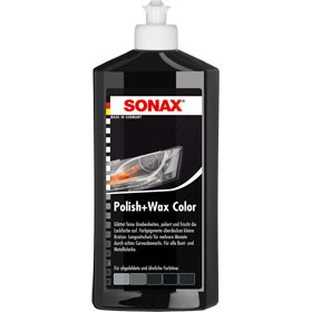 sonax Polish & Wax Color schwarz Politur mit Farbpigmenten und Wachsanteilen 