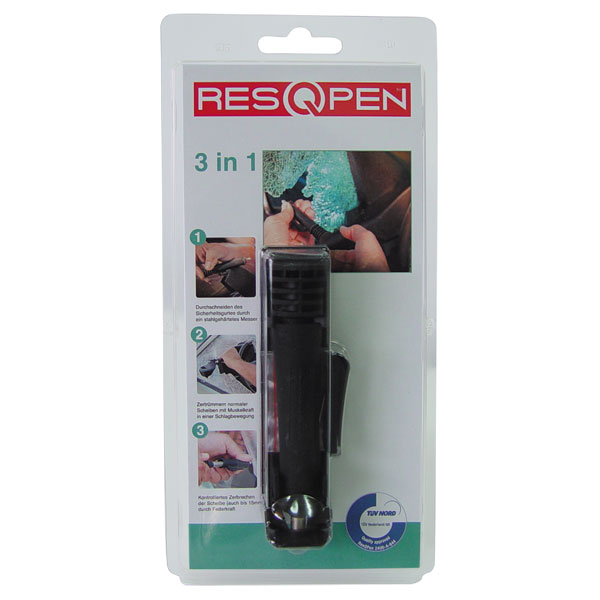 RESQPEN Safety Pen als Alternative zum Rettungshammer für das
